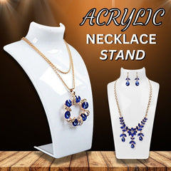 Acrylic Display Stand Necklace Pendant   Earring Jewelry Chain Show