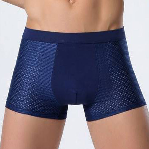 Ice silk men's underwear mesh boxer