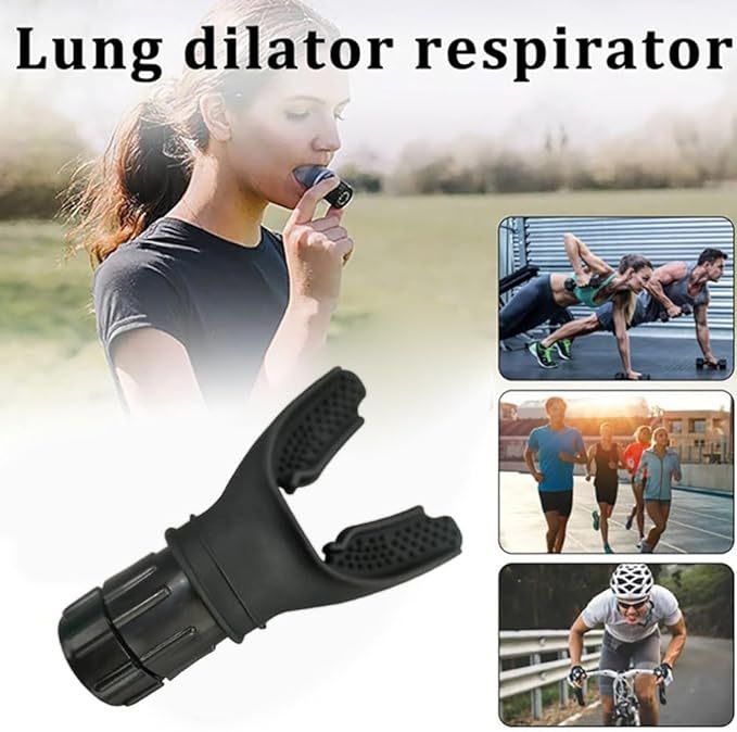 Breathing Trainer Respirator Fitness Equipment Exercise Lung Face Mouthpiece For Household Healthy Care Accessories