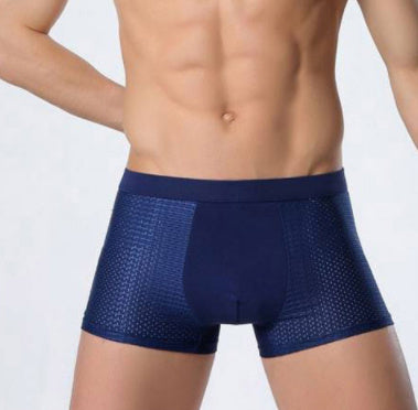 Ice silk men's underwear mesh boxer