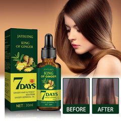 Jaysuing Ginger Hair Treatment Oil Refreshing & Nourishing Scalp Follicle Strengthening Hair Nutrient Solution