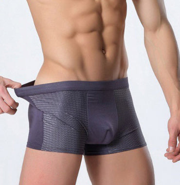 Ice silk men's underwear mesh boxer