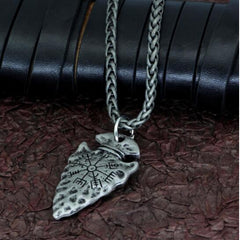 Fashion Simple Alloy Compass Pendant Necklace