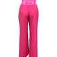 Y2K Flared Pants - High-Waist Mesh Patch Trousers (2024)
