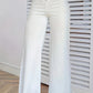 Y2K Flared Pants - High-Waist Mesh Patch Trousers (2024)