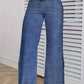 Y2K Flared Pants - High-Waist Mesh Patch Trousers (2024)