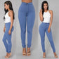HOT SALE: Women's High-Waist Skinny Jeggings – Stretch & Style Combined!