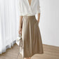 Silk Satin V-Neck Tunic - Long Sleeve, Office Chic
