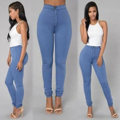 HOT SALE: Women's High-Waist Skinny Jeggings – Stretch & Style Combined!