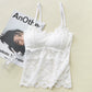 Floral Lace Bralette - Wirefree Sexy Camisole Top with Adjustable Straps & Removable Pads