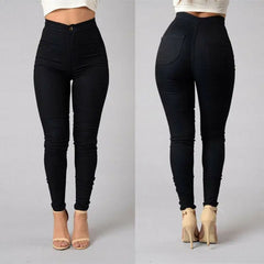 HOT SALE: Women's High-Waist Skinny Jeggings – Stretch & Style Combined!