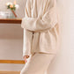 100% Merino Wool Embroidered Cardigan - Floral V-Neck, Autumn/Winter 2024