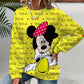 Disney Mickey Mouse Hoodie - Harajuku Style, Long Sleeve Sweatshirt