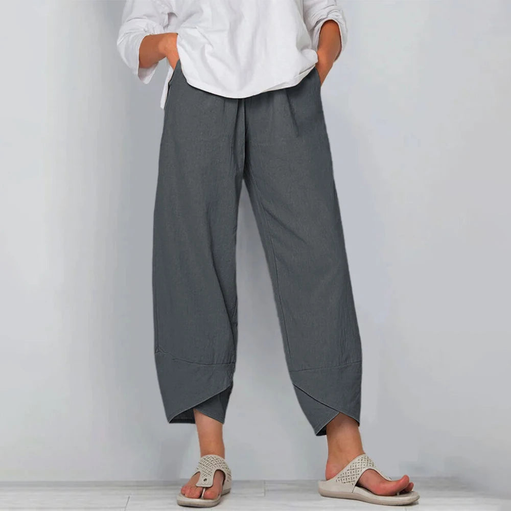 Vintage Cotton Linen Harem Pants – Effortless Comfort & Style