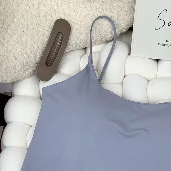 Ice Silk Padded Camisole - Sexy Summer Crop Top & Tube Bra