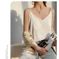 Real Silk V-Neck Camisole - Black & White, Spring/Summer 2023