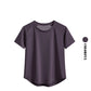 DRUR Quick-Dry Yoga Shirt - Round Neck, Short Sleeve Sportswear 2025
