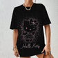 Hello Kitty Aesthetic T-Shirt - Short Sleeve Festival Streetwear