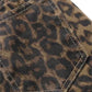 Leopard Print Wide-Leg Jeans - Oversized Vintage Streetwear Denim