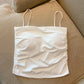 Ice Silk Padded Camisole - Stylish Backless Summer Top for Women
