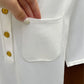 2024 Ice Silk Polo Top - Short Sleeve, Button Pocket Design