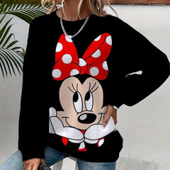 Disney Mickey Mouse Hoodie - Harajuku Style, Long Sleeve Sweatshirt