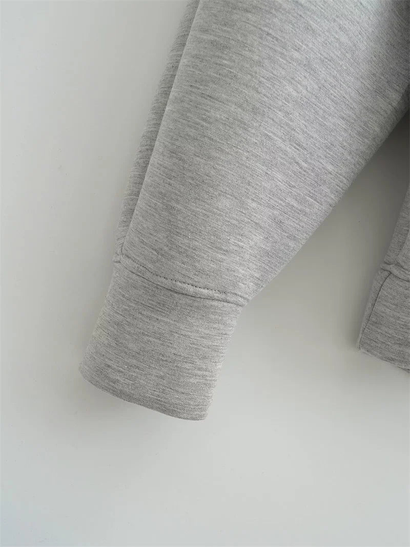 Oversized Zipper Hoodie - High Street Unisex Winter Sweatshirt