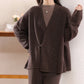 100% Merino Wool Embroidered Cardigan - Floral V-Neck, Autumn/Winter 2024