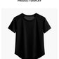 DRUR Quick-Dry Yoga Shirt - Round Neck, Short Sleeve Sportswear 2025