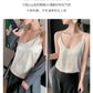 Real Silk V-Neck Camisole - Black & White, Spring/Summer 2023