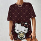 Hello Kitty Aesthetic T-Shirt - Short Sleeve Festival Streetwear