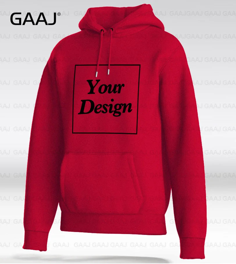 Custom Cotton Hoodie - Personalized Logo/Design Sweatshirt (Unisex)
