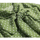 Polka Dot Shawl Collar Blouse - Bow Detail, Long Sleeve