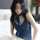 Leopard Print Mesh Camisole - Double Layer, Backless Y2K Style