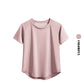 DRUR Quick-Dry Yoga Shirt - Round Neck, Short Sleeve Sportswear 2025