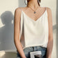 Real Silk V-Neck Camisole - Black & White, Spring/Summer 2023