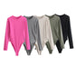 Long Sleeve Slim Jumpsuit - Casual Round Neck Bodysuit for Women