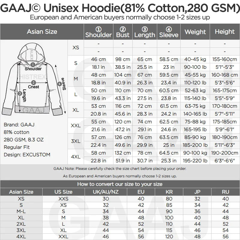 Custom Cotton Hoodie - Personalized Logo/Design Sweatshirt (Unisex)
