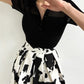 Ice Silk Polo Crop Top - Hollow-Out, Short Sleeve Korean Style
