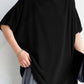 ZANZEA Cotton Turtleneck Blouse - Short Sleeve, Oversized Fit