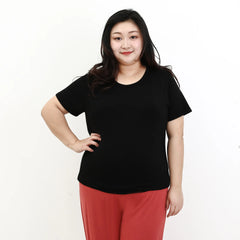 Plus Size Modal T-Shirt - Short Sleeve O-Neck Summer Top (XL-6XL)