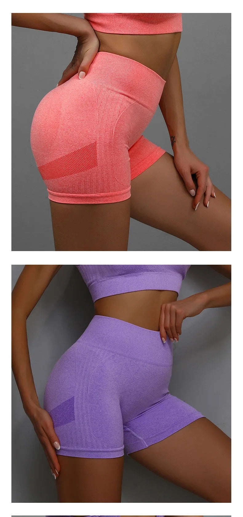 Seamless High-Waist Push-Up Shorts – Sculpt & Move with Confidence
