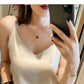2024 Summer V-Neck Crop Top - Sleeveless Slim Fit, Y2K Style