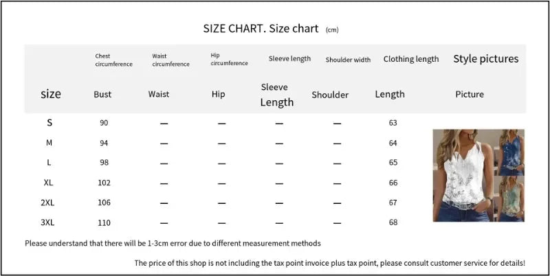 2024 Painted V-Neck Camisole - Casual Summer Tank Top