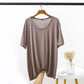 Plus Size Modal T-Shirt - Short Sleeve O-Neck Summer Top (XL-6XL)