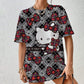 Hello Kitty Aesthetic T-Shirt - Short Sleeve Festival Streetwear