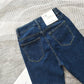 High-Waist Skinny Pencil Jeans - Stretch Denim Ankle-Length Pants