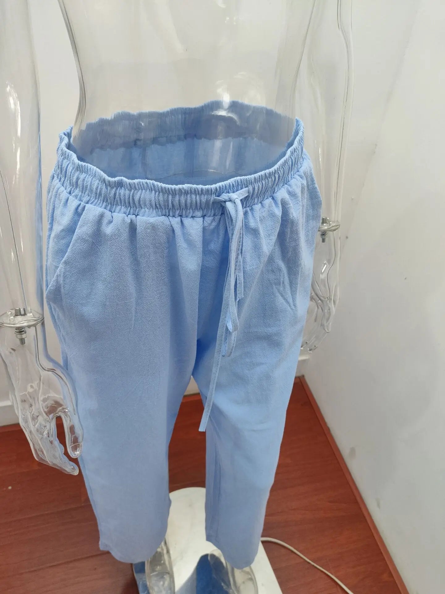 Casual Loose Cotton Linen Pants – Summer & Autumn European-American Style