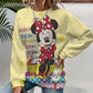 Disney Mickey Mouse Hoodie - Harajuku Style, Long Sleeve Sweatshirt