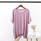 Plus Size Modal T-Shirt - Short Sleeve O-Neck Summer Top (XL-6XL)